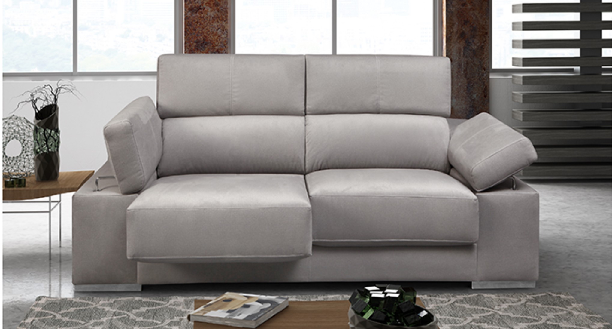 Sofa 2 plazas modelo milano telas promo